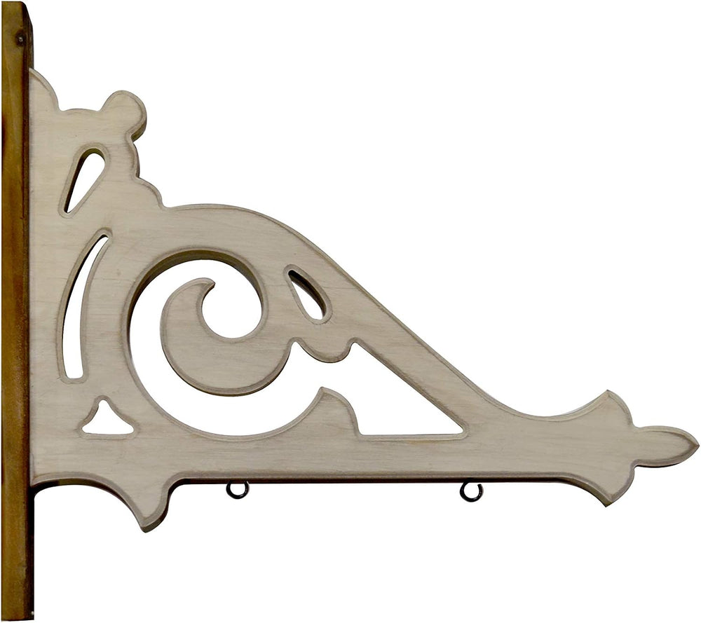 K&K Interiors Arrow Replacement Decorative Hanging Sign, White, 17" ...