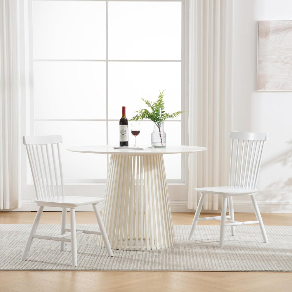 chairus Dining Chairs Set of 8, Dining Room Side Chair Farmhouse Natural Wood...