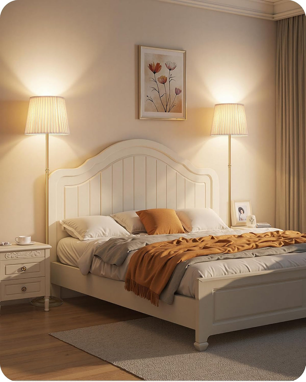 Dimmable Floor Lamp for Living Room, 68" Tall Standing Lamp, Reading Lig...