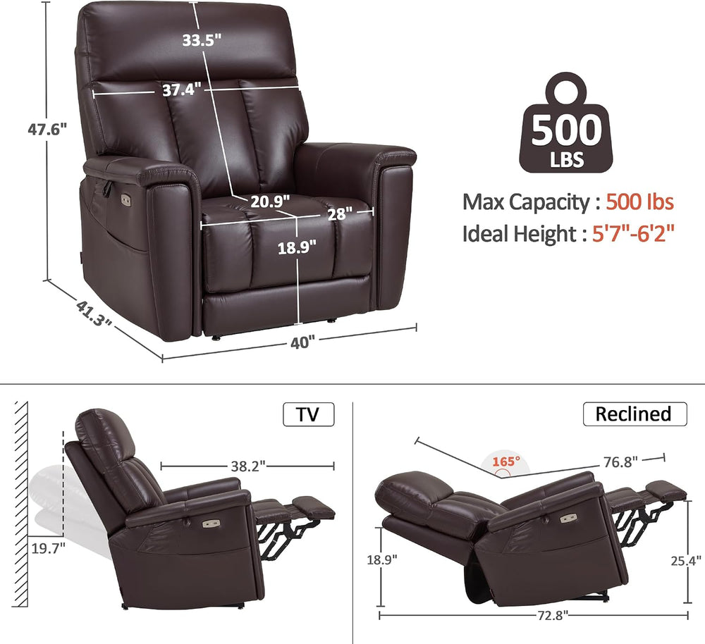 MCombo 500lbs Heavy Duty Lift Chair for Elderly, 28" Extra Wide Seat R7777