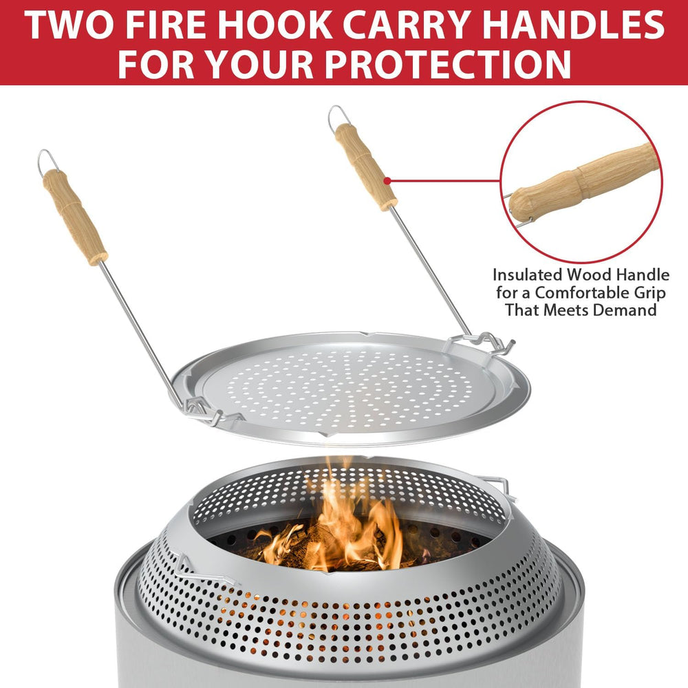 Spark Shield for Solo Stove Bonfire 19.5" Stainless Steel Fire Pit Spark