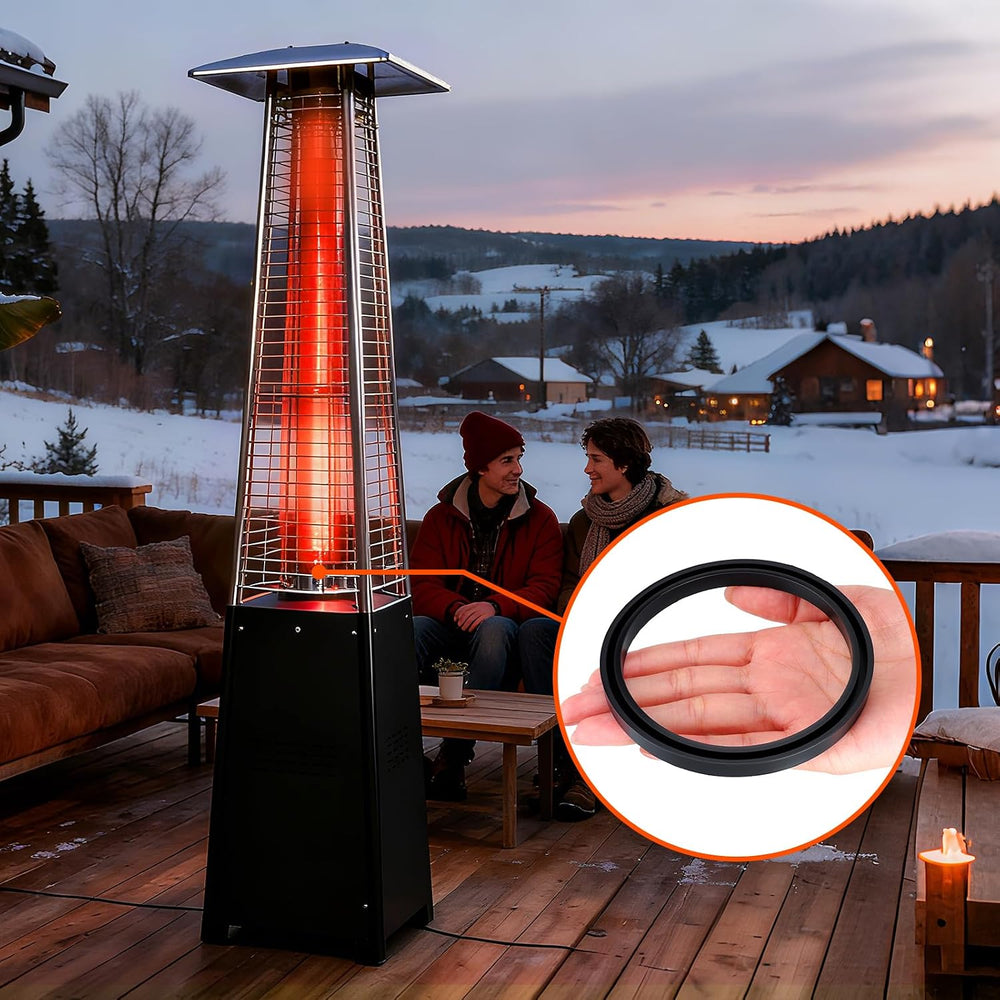 Patio Heater Glass Tube Replacement, 49.5" Tall 4" Diameter Quartz ...