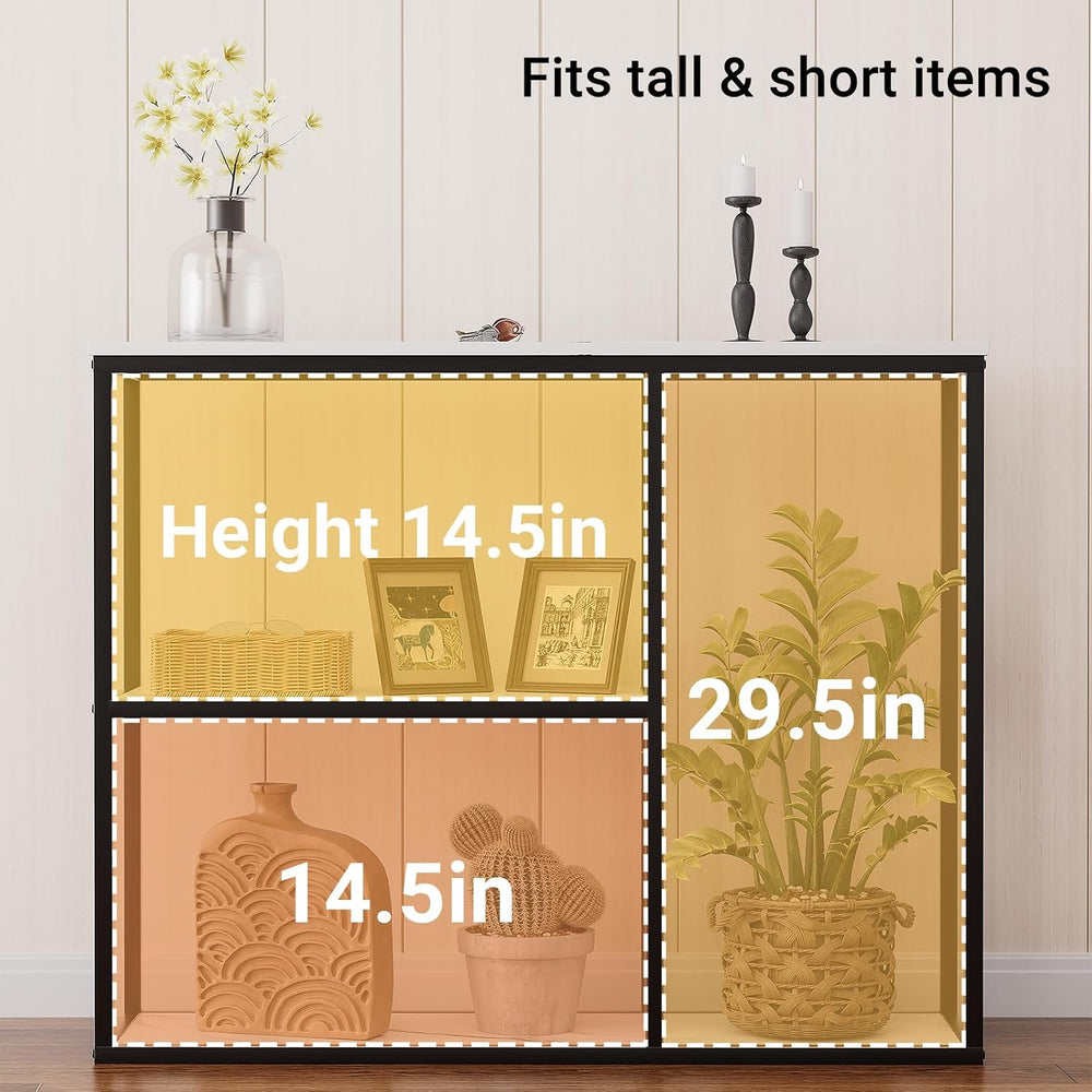 WOHOMO Console Table, 12 Inch Narrow Entryway Table for Living Room, 31.5 Inc...
