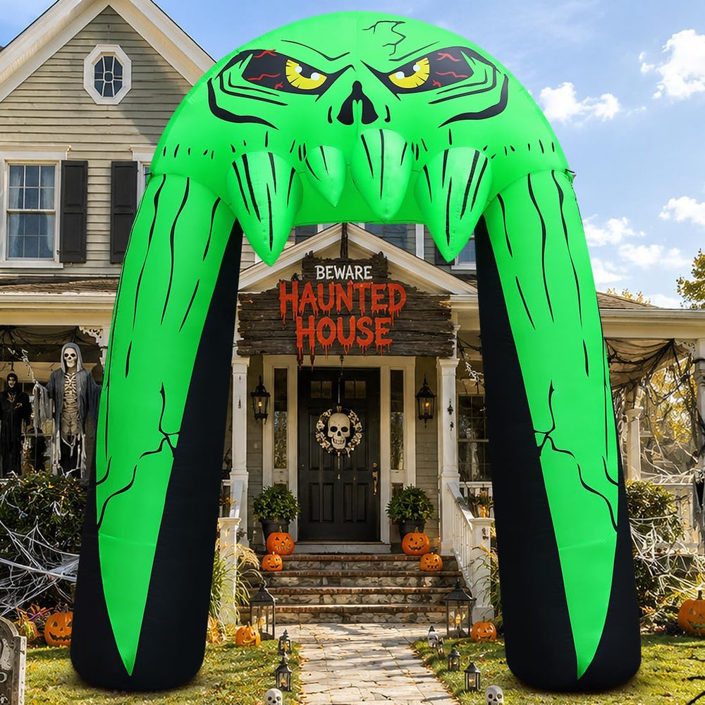 COMIN 10 FT Halloween Inflatables Archway Outdoor Decorations Blow Up Yard Mo...