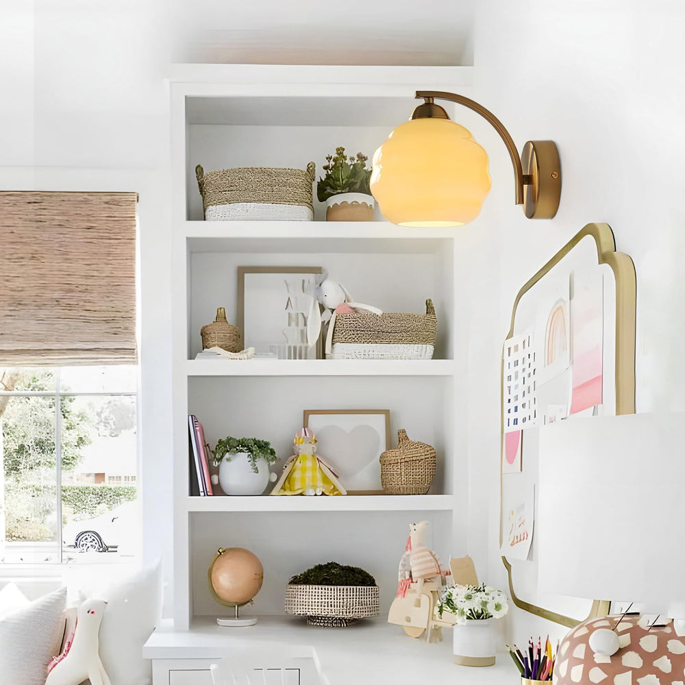 Mid Century Modern Gold Wall Sconce Glass Sconces Wall Lighting Bathroom Vani...