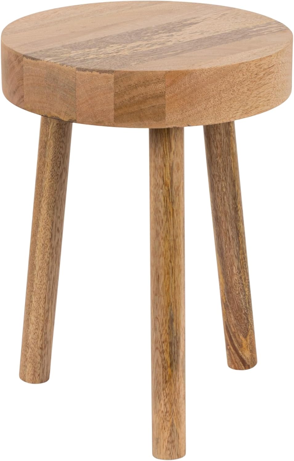 Bloomingville Round Mango Wood Stool, Natural