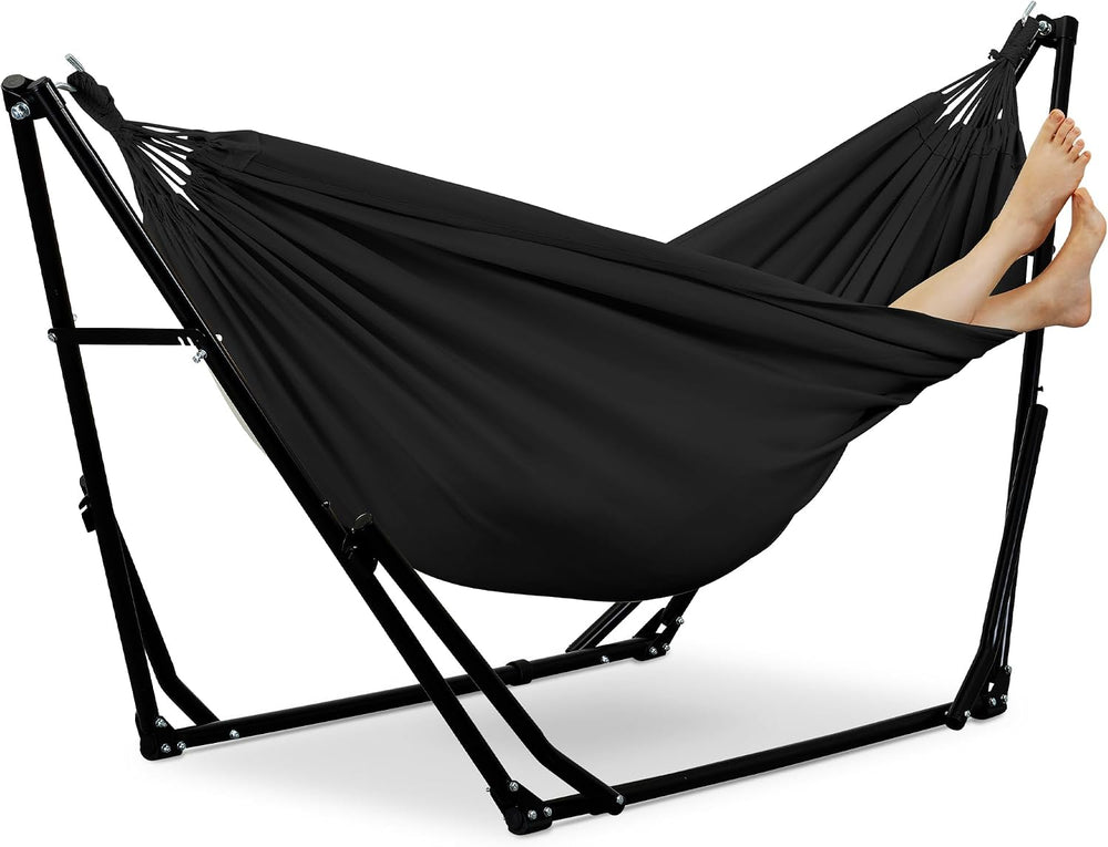 GDY Hammock Chair with Stand, 550 lb Capacity, Easy Set Up, with Carrying Bag...
