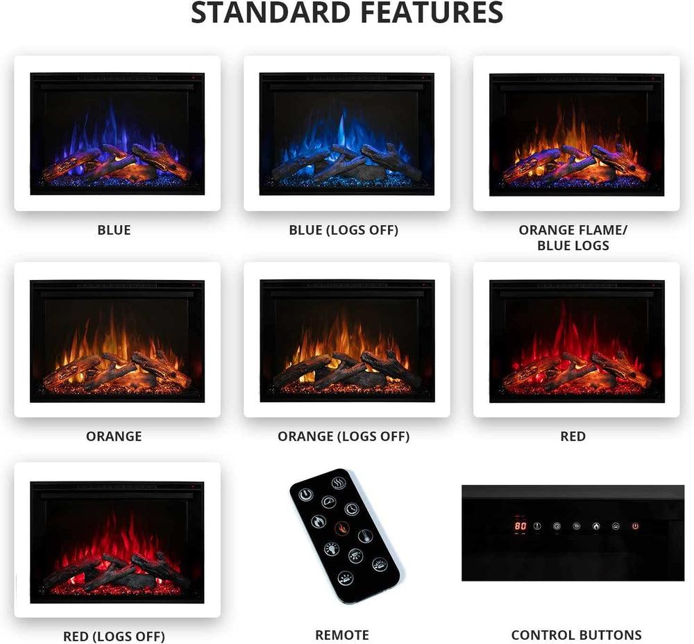 Modern Flames 42-in Redstone Built-In Electric Fireplace