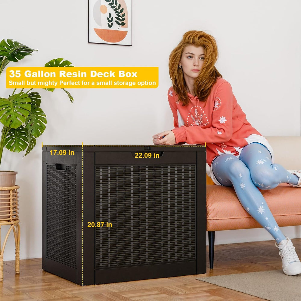 Deck Box Large Outdoor Storage for Patio Furniture,Outdoor Cushions,Garden To...