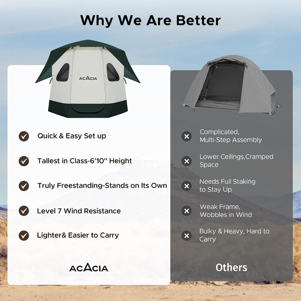 Space Acacia Lite Camping Tent | Person Pop Up Tents for Camping