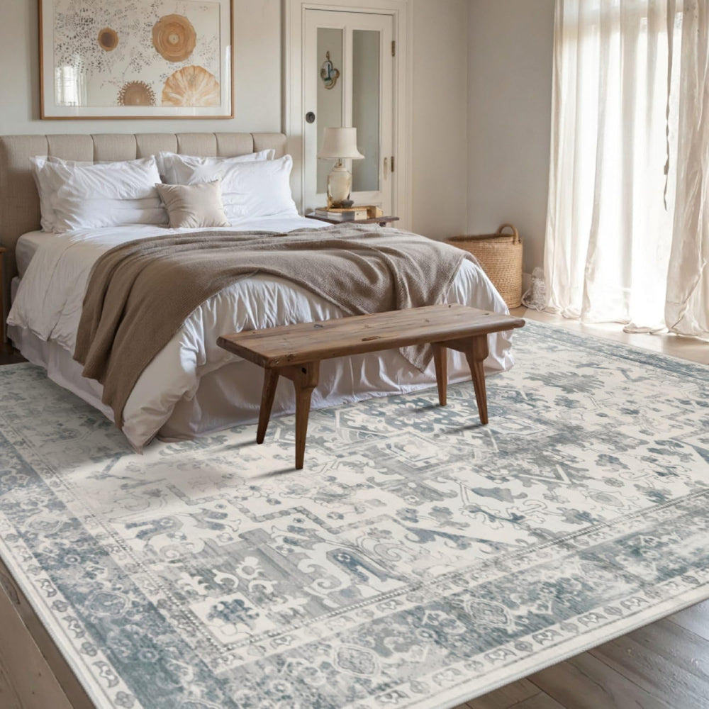 Rugxara 8x10 Area Rugs,Large Rugs for Living Room(Blue)