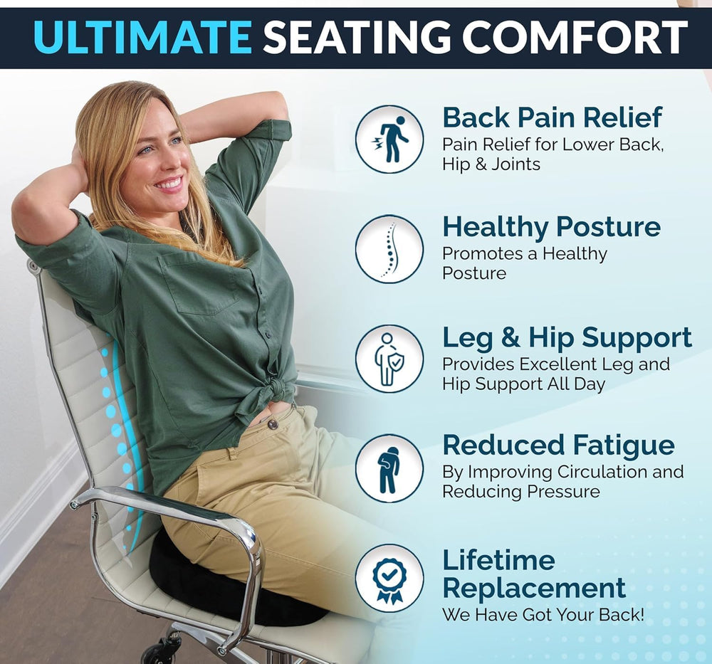 ComfiLife Doctor Recommended Seat Cushion - Premium Gel & Memory Foam Off...