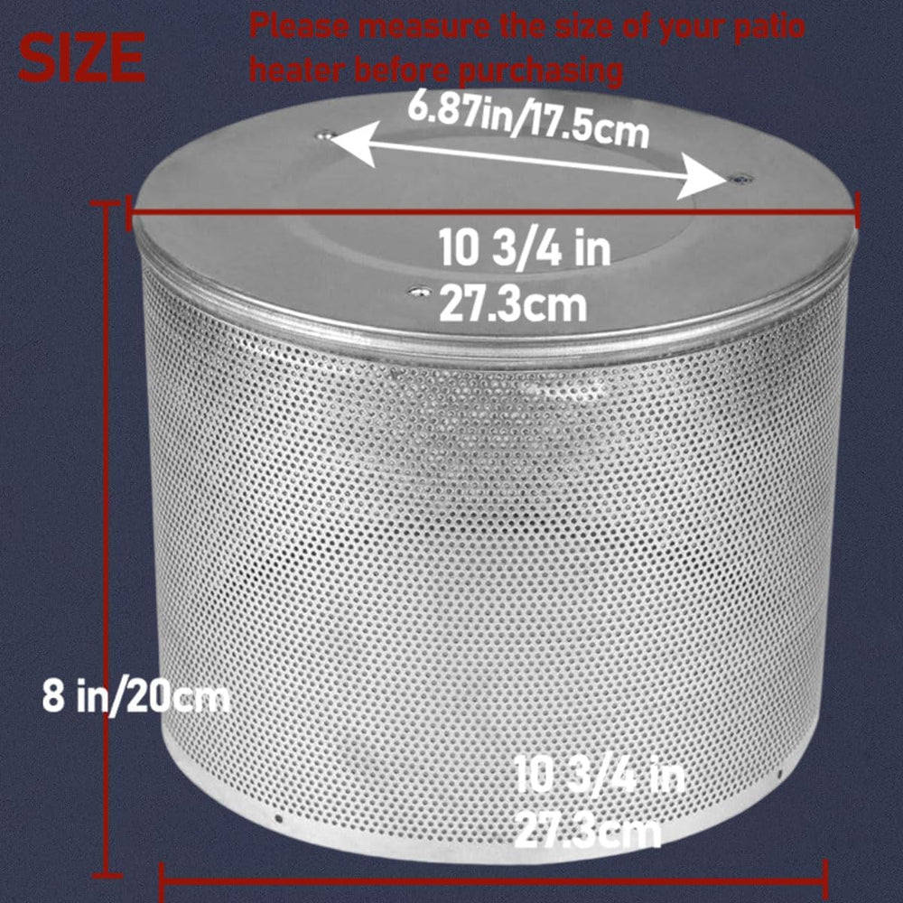 Patio Heater Main Burner Net Emitter Screen Outdoor Heater Replacement Parts ...