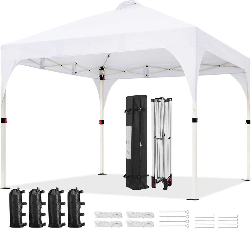 Yaheetech 10x10 Pop Up Canopy Tent for Outdoor Events, White