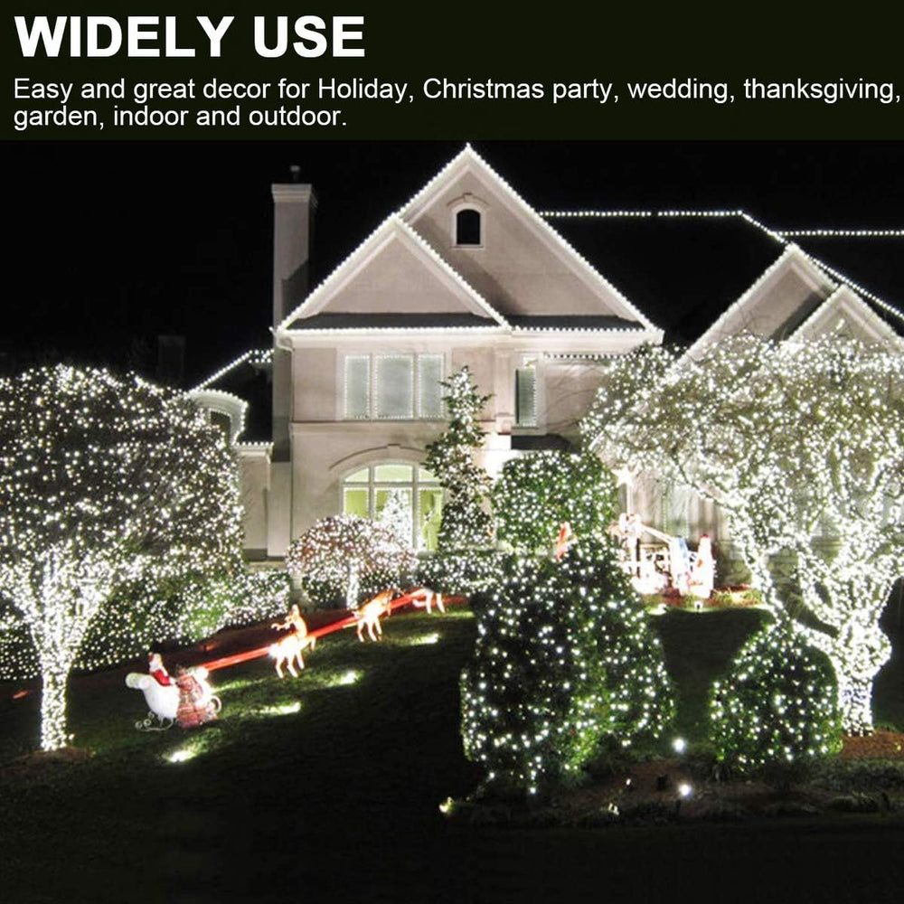 Decute 800LED 272ft Christmas String Lights UL Certified 8 Modes, Waterproof ...