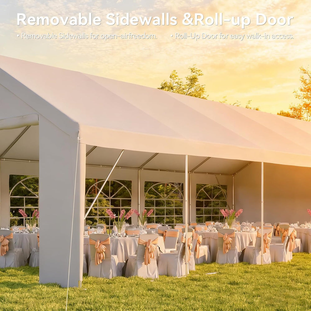 Aoxun 32x16 Party Tent,Heavy-Duty Canopy Tents for Parties Weddings Events