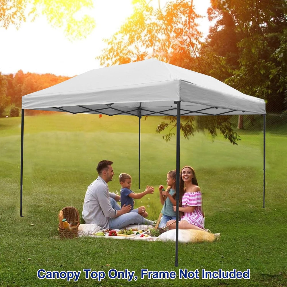 Joramoy 8x8 Canopy Replacement Top Only Straight Leg(White)