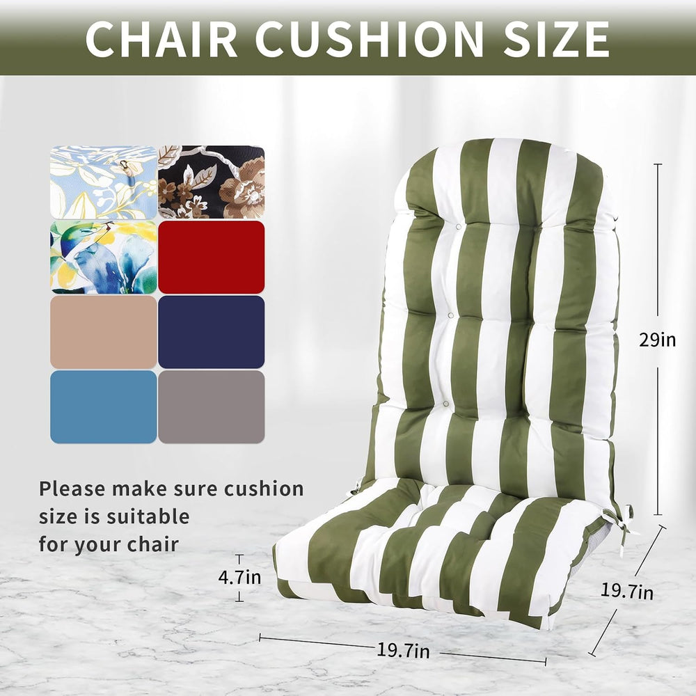 Adirondack Chair Cushion, High Back Patio Chair Cushions 48 x 19.7 x 4.7 Inch...