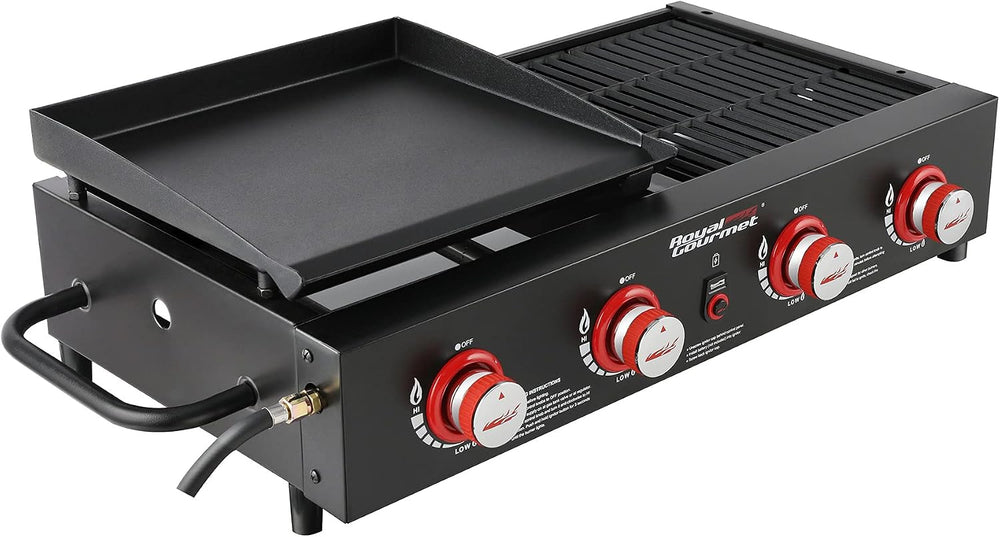 Royal Gourmet GD4002T 4-Burner Tailgater Grill and Griddle Combo