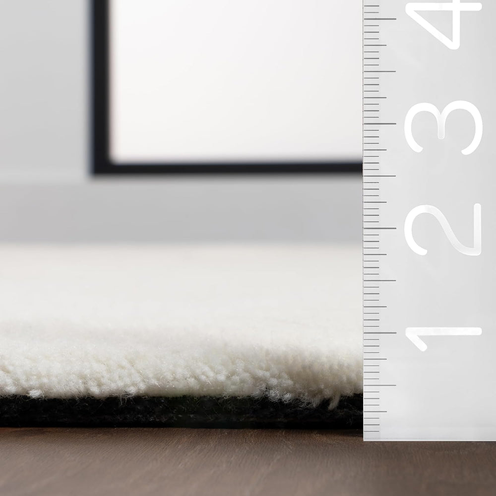 Nuloom Nazco Charcoal Geometric Hand Tufted Area Rug, 10' x 14'