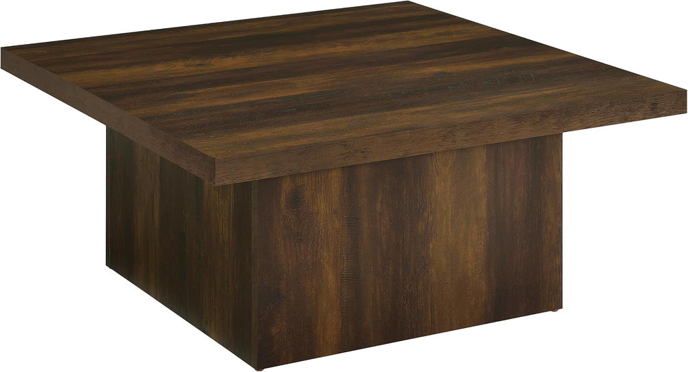 Coaster Home Furnishings - Devar - Wood - Square Coffee Table with Pedestal B...