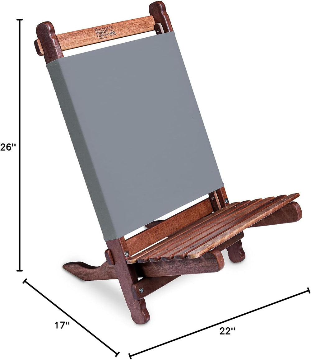 BYER OF MAINE Pangean Lounger Chair, and Beach Use in Granite, Portable