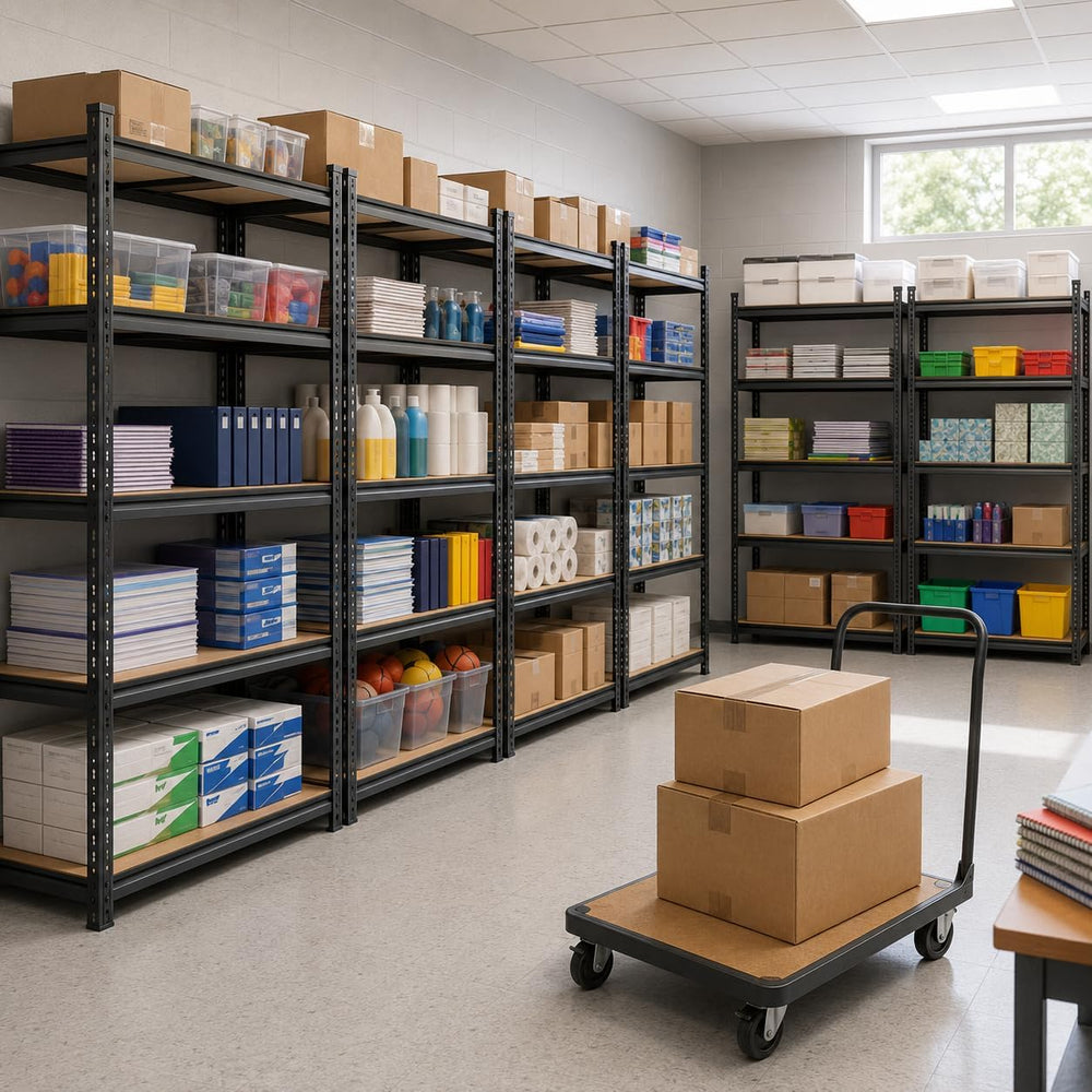 REIBII 2400LBS Garage Shelving,36" Wx16" Dx72" H Shelves for B...