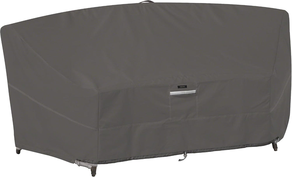Classic Accessories Ravenna Water-Resistant 46 Inch Patio Curved Modular Sect...