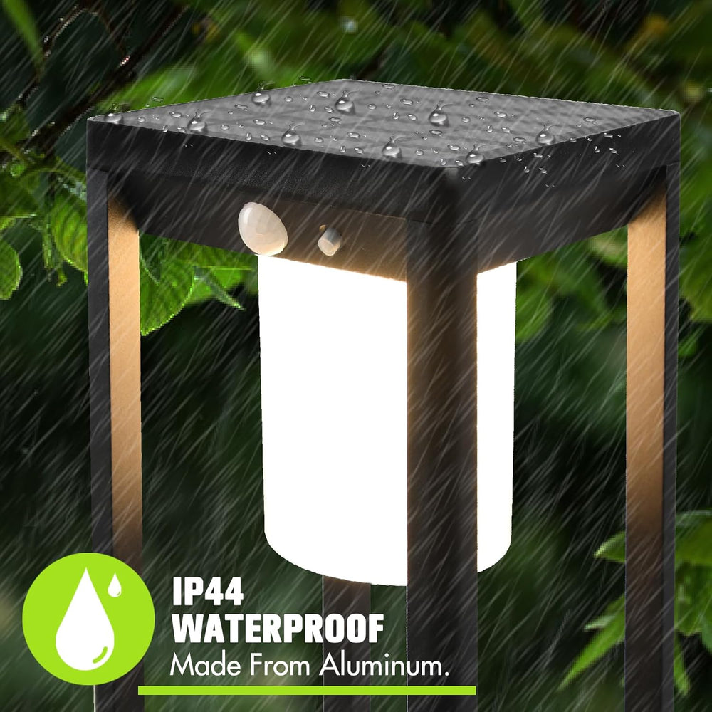 Solar Floor Lamp Outdoor Waterproof, Motion Sensor Pathway Lights