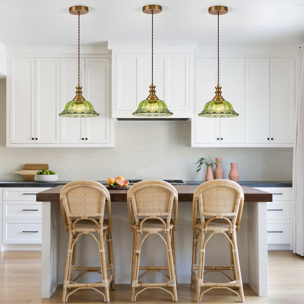 HDDFL Glass Pendant Lights Modern Pendant Lighting Fixtures Hanging Lamp for ...