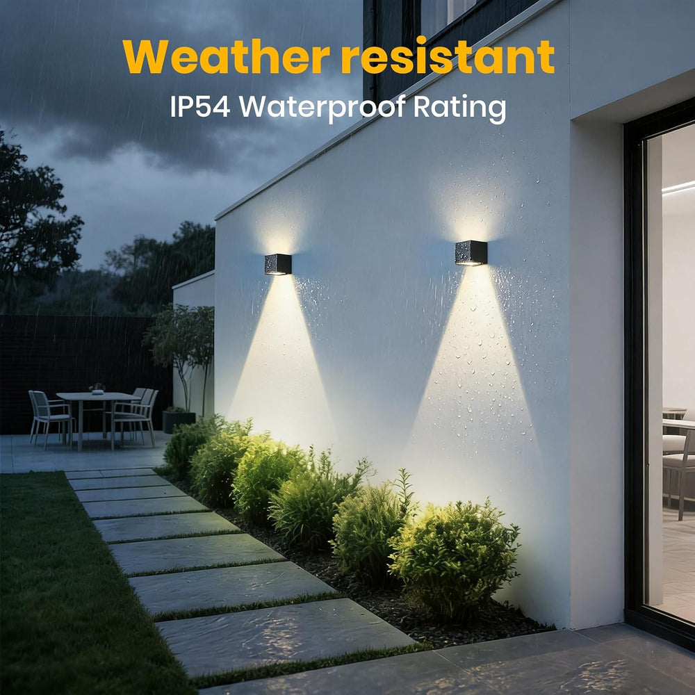 SOTTLOT Solar Wall Lights, Up and Down Solar Light Outdoor Waterproof