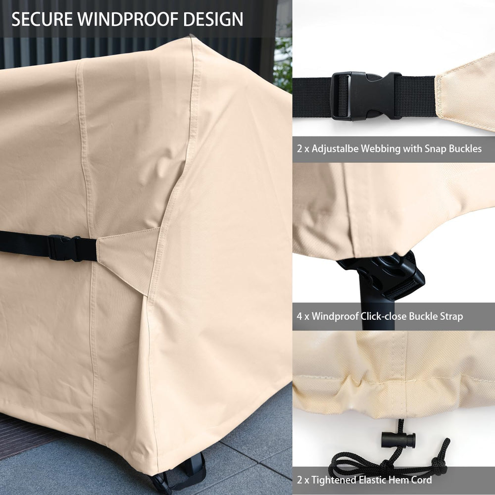 Patio Furniture Set Covers Waterproof Patio Conversation Sets Cover Heavy Dut...