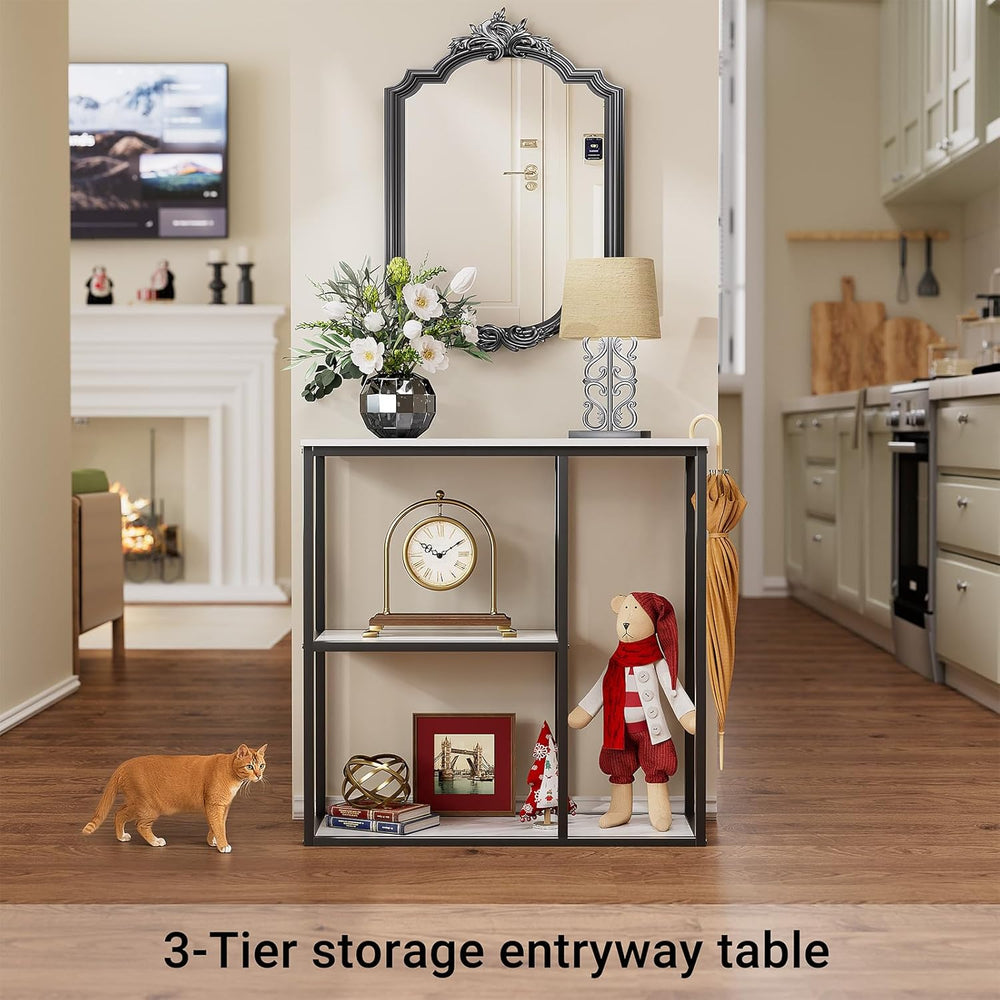 WOHOMO Console Table, 12 Inch Narrow Entryway Table for Living Room, 31.5 Inc...