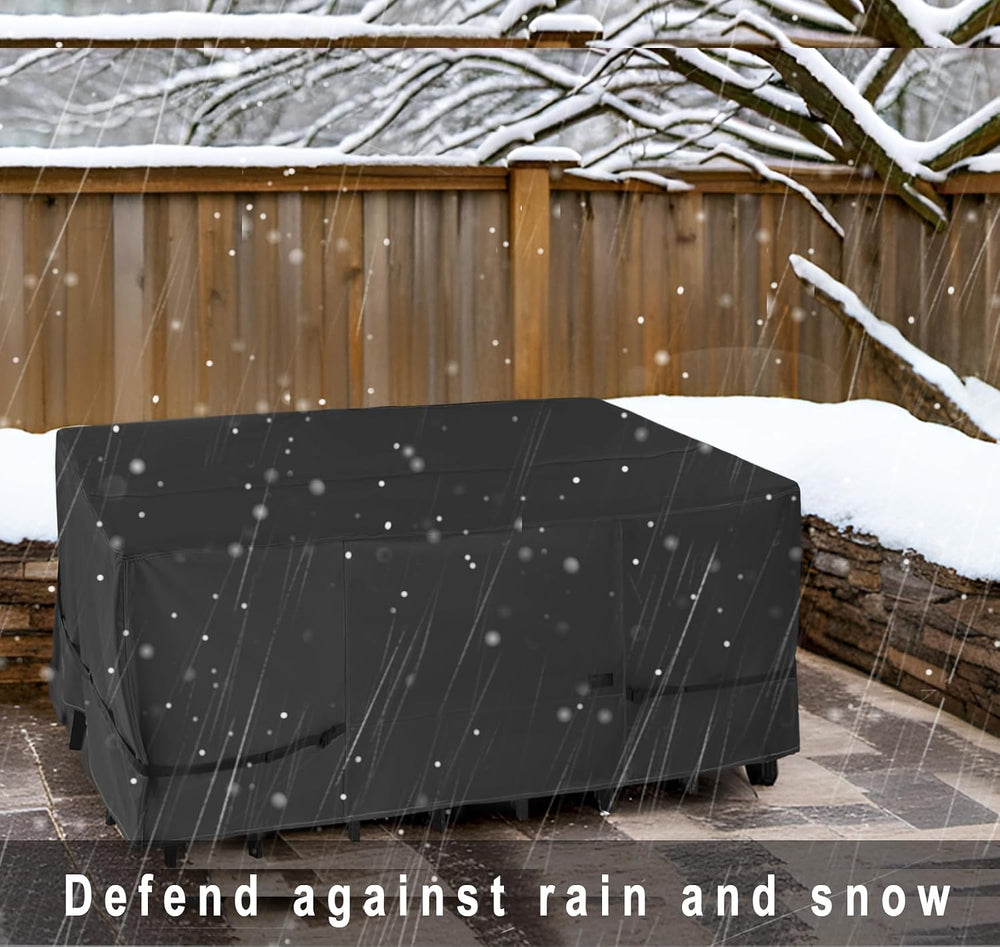 NettyPro Patio Table Cover Square 80 x 80 Inch, Waterproof Outdoor Furniture ...