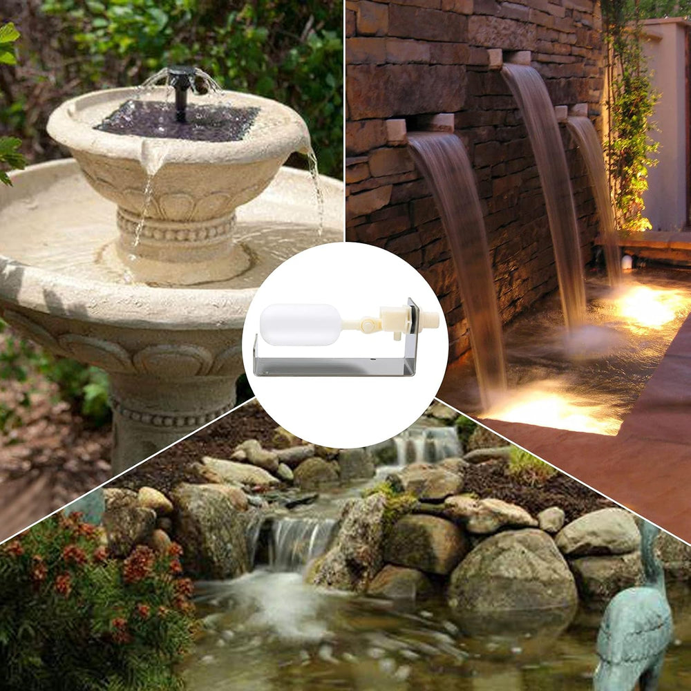 briidea Water Fountain Auto Fill System, Water Leveler Float Valve Kit, 1/4 T...