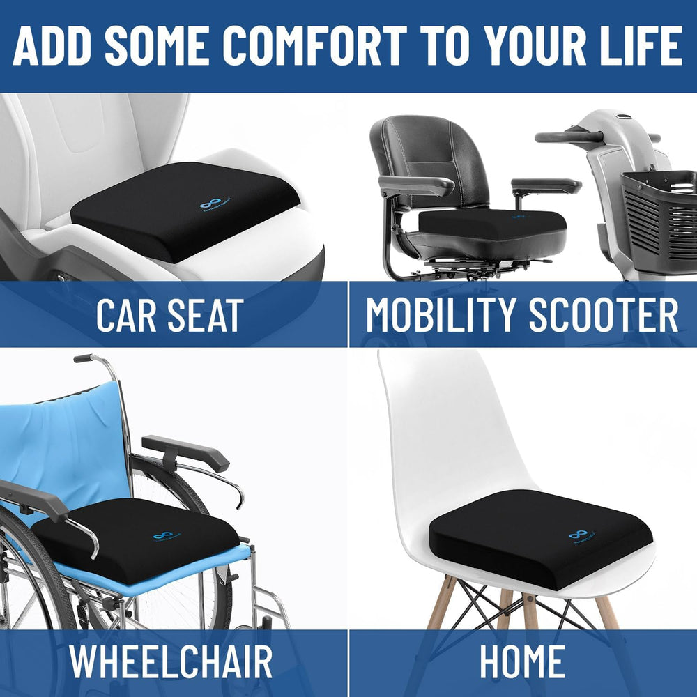 Everlasting Comfort Ventilated Wheelchair Cushions for Pressure Relief - Gel ...