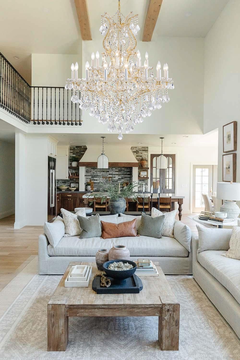 Gold Large Crystal Chandelier-24-Light Chandelier Light Fixture Modern Maria ...