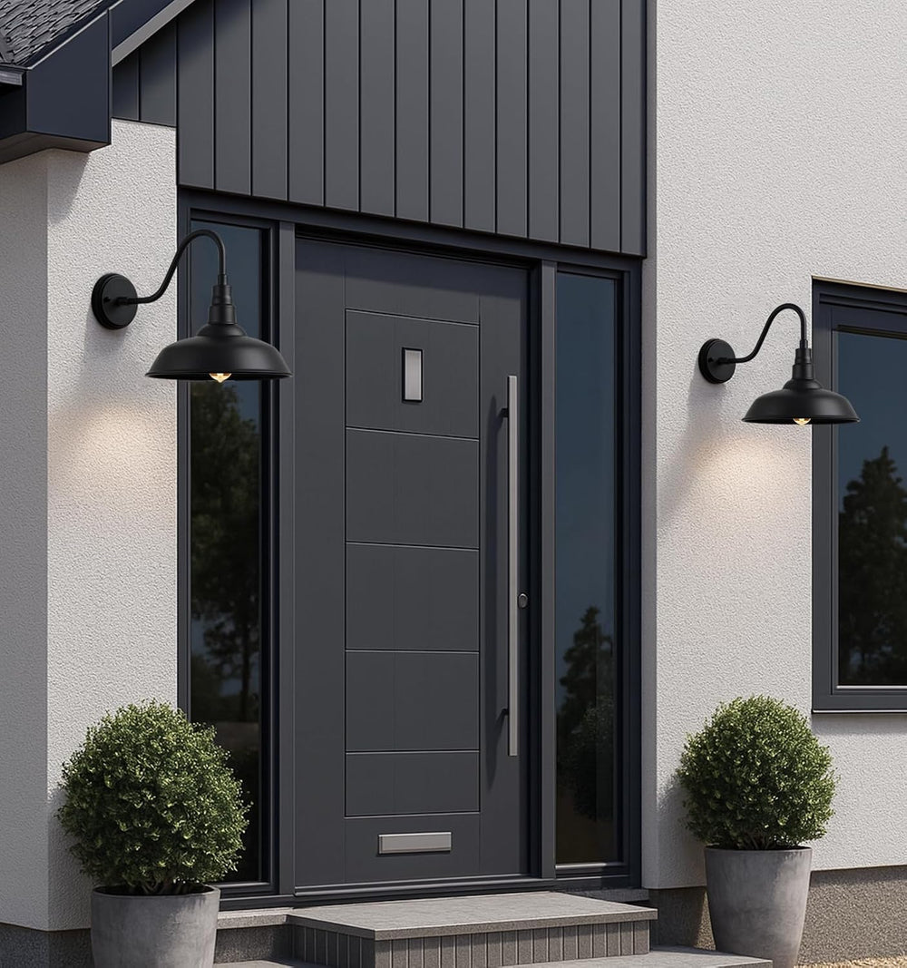 Acoji10 Outdoor Barn Gooseneck Lights,ClassicFarmhouse Style Fixture