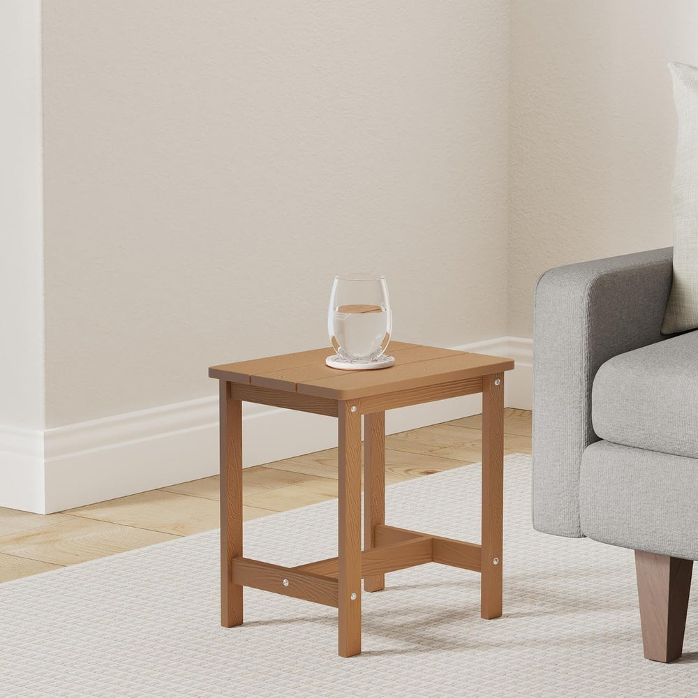 LUE BONA Outdoor Side Table, HDPS Small Outdoor Table, Adirondack Side Table,...