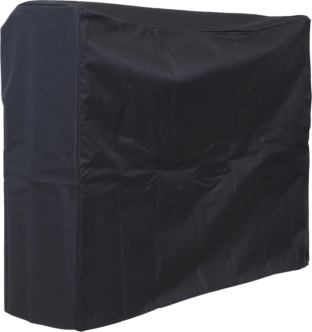 Sunnydaze 4-Foot Firewood Log Rack Cover, Black
