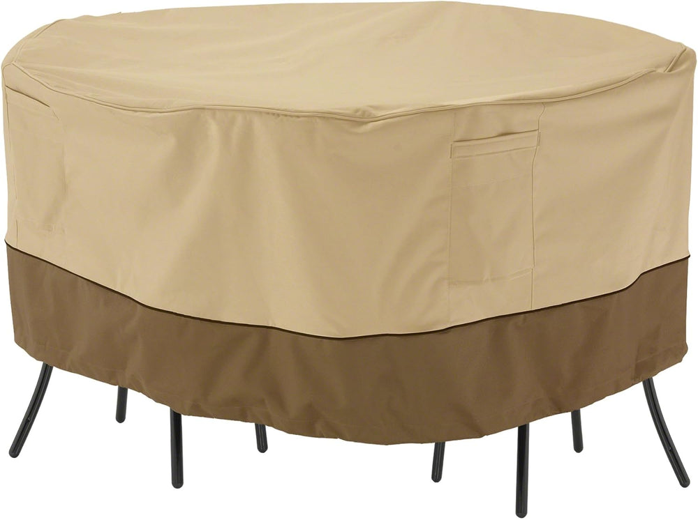 Classic Accessories Veranda Water-Resistant 52 Inch Bistro Round Patio Table ...