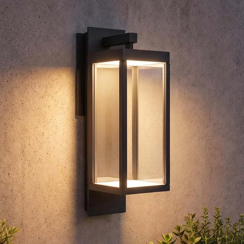 Outdoor Wall Lights, Dusk to Dawn Outdoor Lighting, 15" LED Exterior Lig...