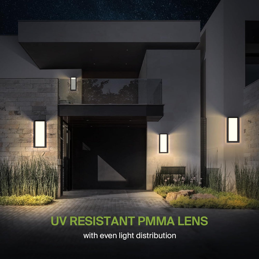 ASD LED 14" Outdoor Wall Light, Front Door House Sconce | 3CCT, Dimmable...