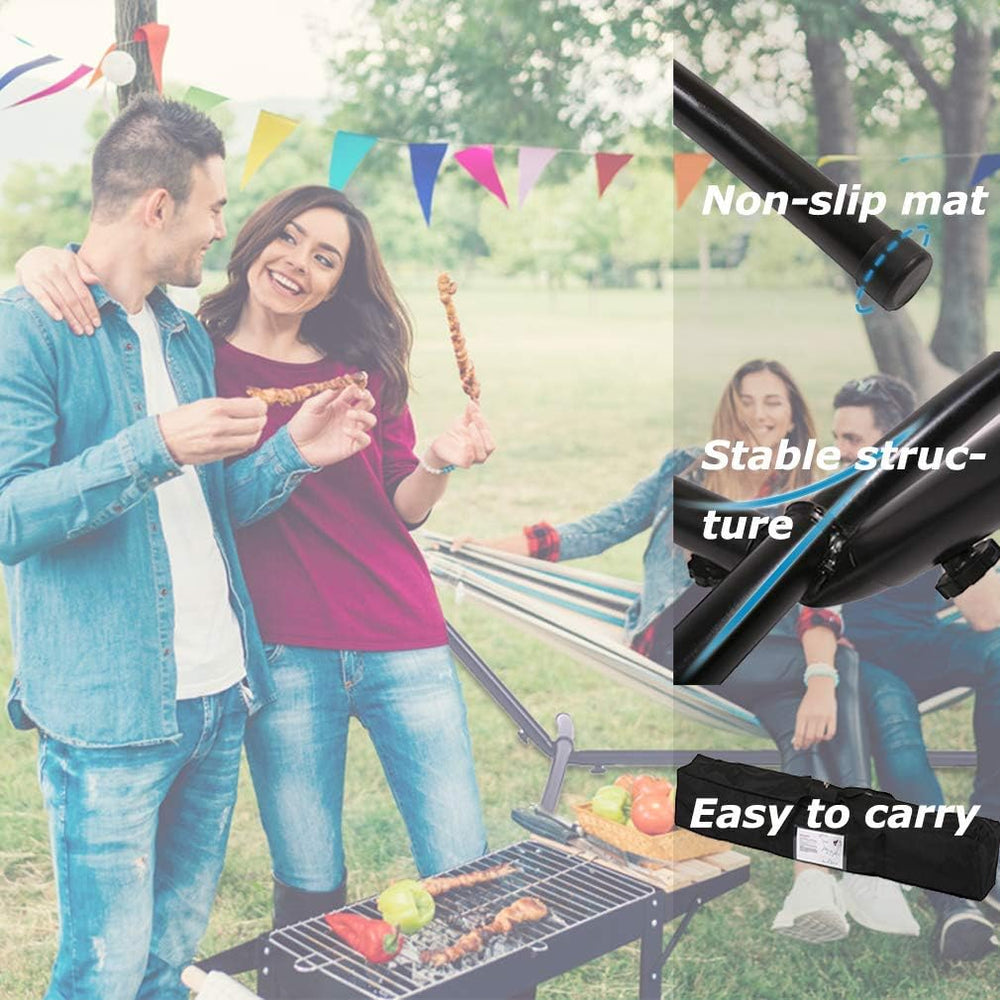 Hammock Stand Portable Heavy Duty Hammock Stand Steel 9ft Stand for Outdoor P...