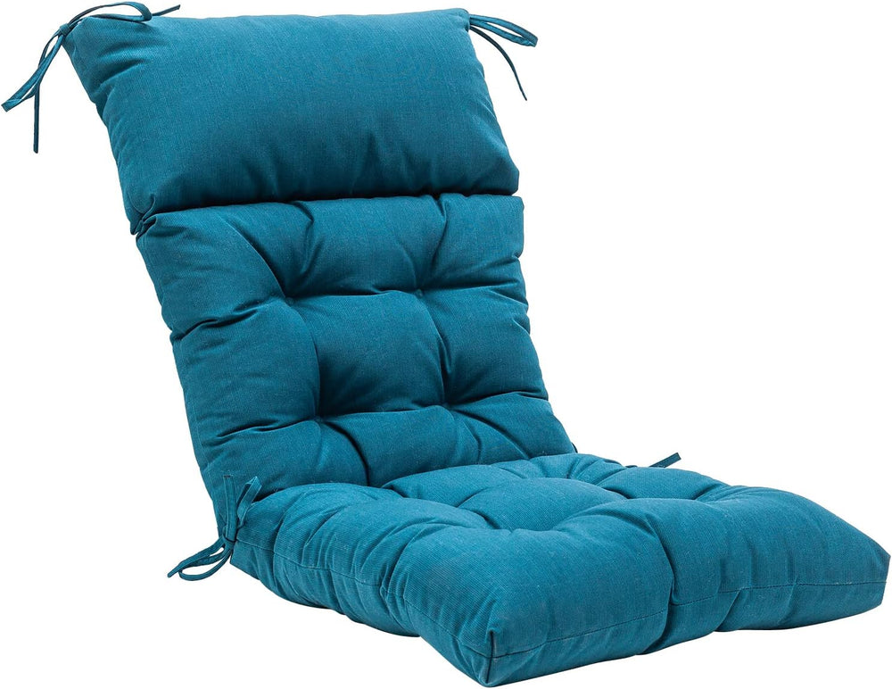 QILLOWAY Outdoor Rocking Chair Cushion 43x21 Inch, 100% Polyester Waterproof ...