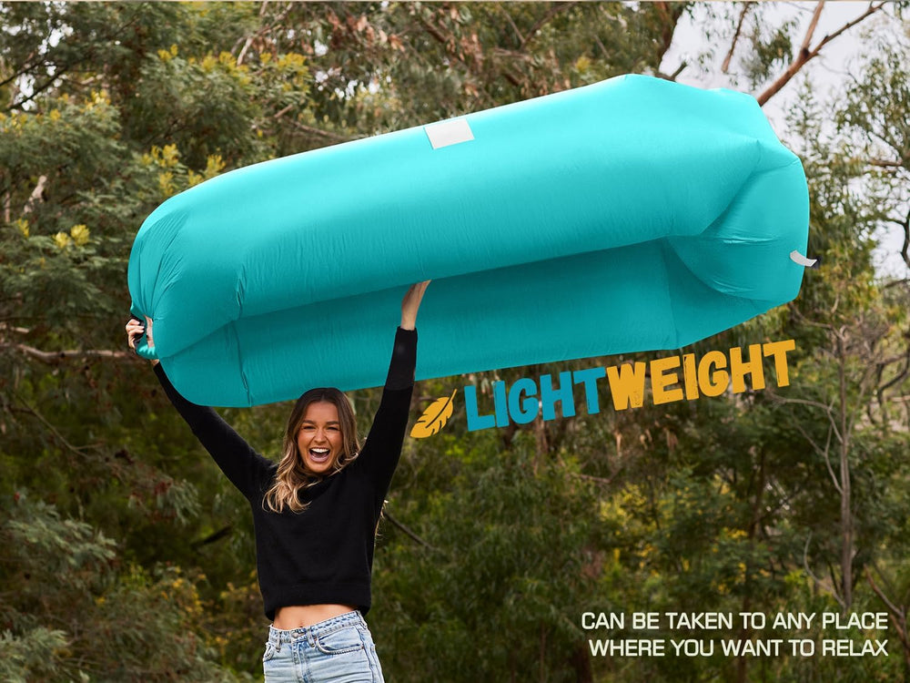 WEKAPO Inflatable Couch Air Lounger Chair - Camping & Beach Accessories, ...