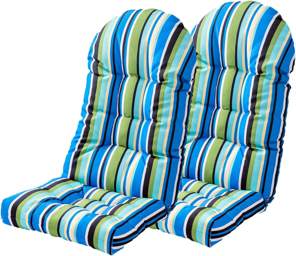 Enipate Weather Resistant Adirondack Chair Cushions High Back Indoor Outdoor ...