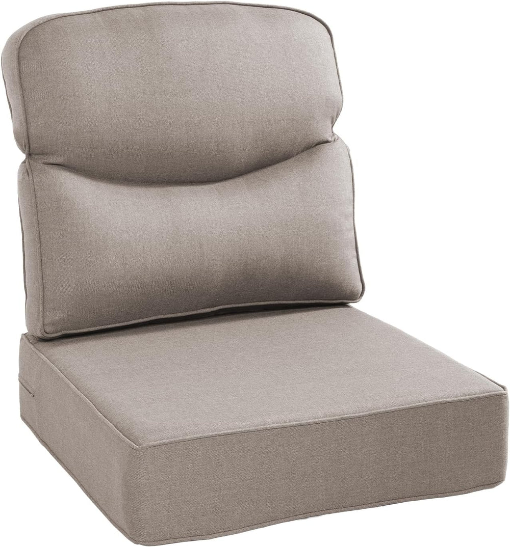 Patio Furniture Replacement Cushions 24 x 24 x 6 Inch, Outdoor Wicker Deep Se...