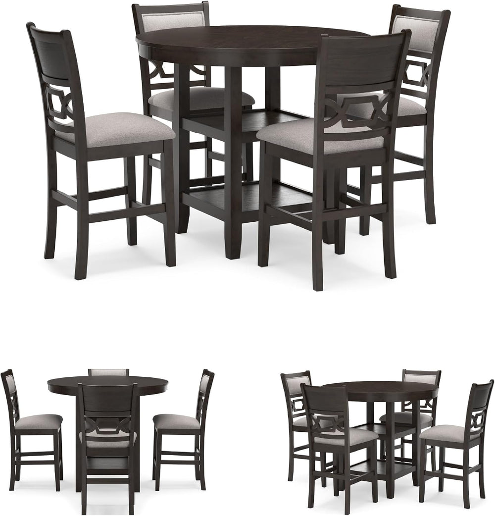 Signature Design by Ashley Round Counter Height Dining Set for 4