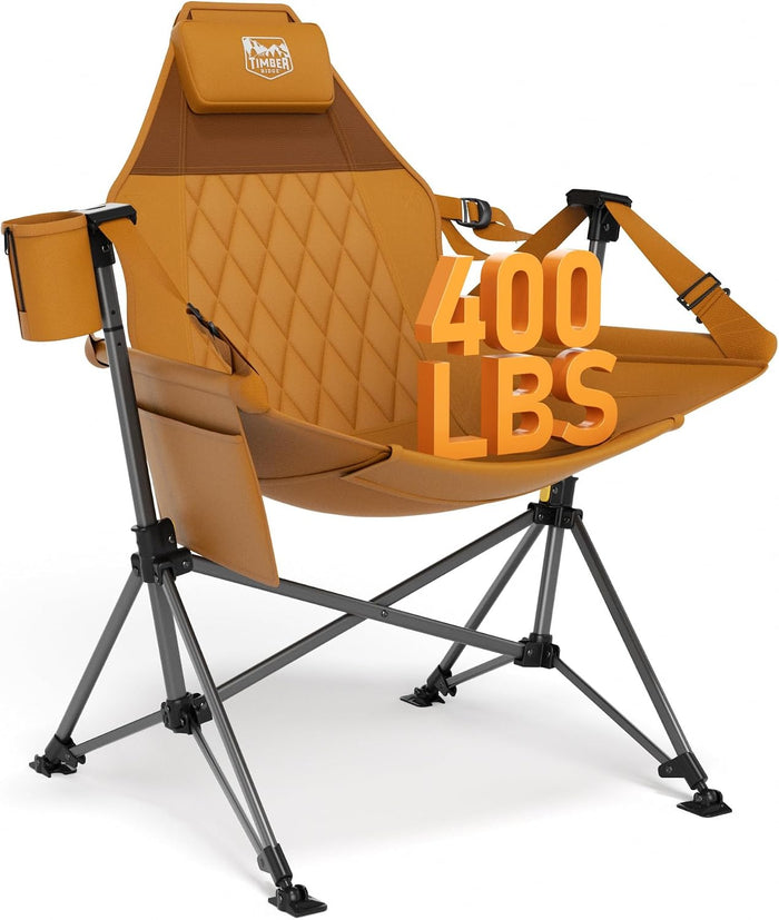 TIMBER RIDGE Hammock Camping Chair, Oversized Swinging Chair, 400lbs Load